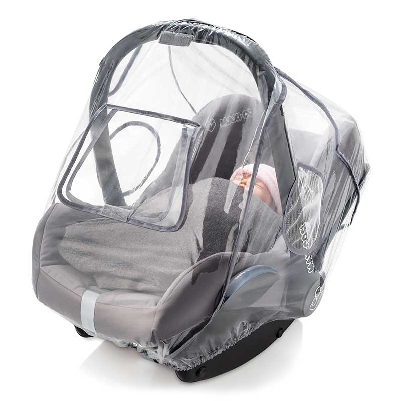 Maxi Cosi Römer uvm Regenschutzfolie Regenhaube für Autositze der Gruppe 0 z.B