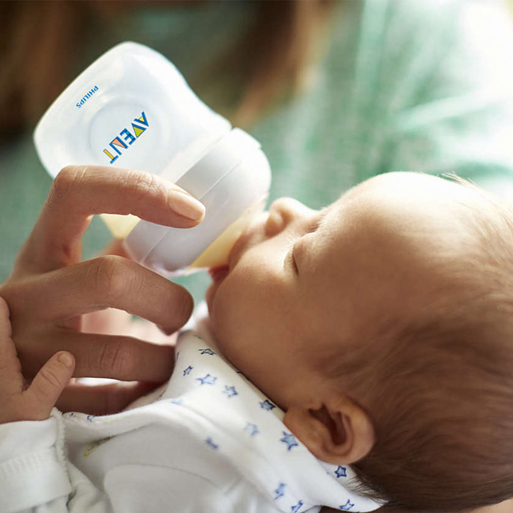 Philips Avent PP Flaschen Set 11-tlg Babyflaschen Flaschenbürste Spucktücher